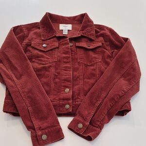 Forever 21 Rust Sz M Corduroy Jacket